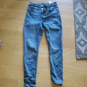 Women's Blue High-Waisted Jeans Size 26